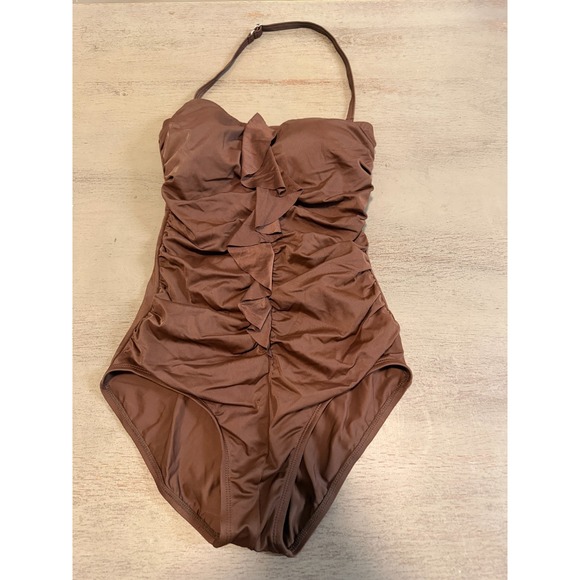 Jantzen Other - brown JANTZEN CLASSICS one piece swimsuit size 8